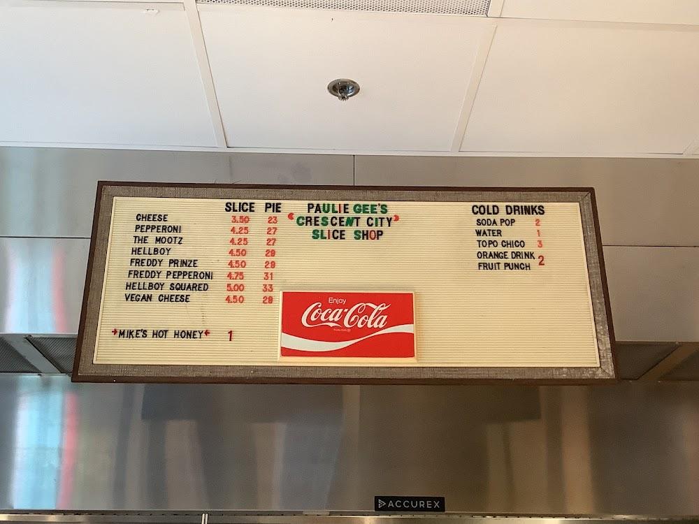 Paulie Gee's Crescent City Slice Shop Menu image 2